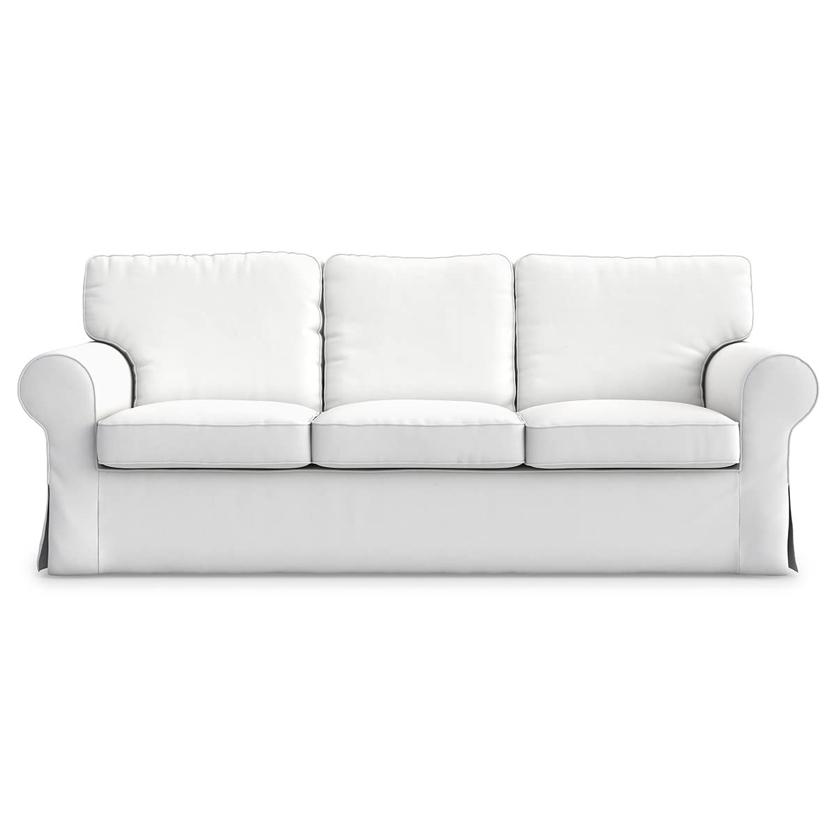 Photo 1 of FMCTL Ektorp Sofa Cover Replacement for IKEA Ektorp 3 Seat Sofa Cover, Ektorp Couch Cover Only!(Cool White)