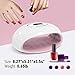 MiroPure UV LED Nail Lamp Nail Dryer Light, 54W Professional Nail Curing Lamp Nail Light for Gel Polish with 30s/60s/99s Timer, Gel Nail Machine with Auto Sensor LCD Screen with Anti-UV Gloves Offered