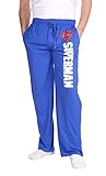 Superman Men's Pajama Pants Bottoms Cotton/Polyester Machine Washable M/32-34