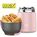 Updated 2019 Version Insulated Food Storage Container Thermos Food Jar Stainless Steel Vacuum Soup Lunch Flask Wide Mouth for Kids Baby with Spoon Leak Proof Hot Cold Food for School Picnic Outdoors