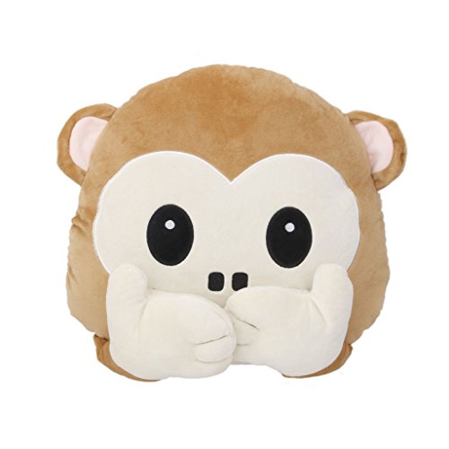 monkey emoji cushion