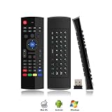Air Mouse for Android tv Box, Gimibox MX3 Pro Wireless Keyboard 2.4G Smart TV Remote with Motion Sensing Game Handle Android Remote Control for Android TV Box/PC/Smart TV/Projector/HTPC/All-in-one PC/