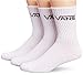 Vans Classic Crew Cut Socks, White, (6.5-9) M US