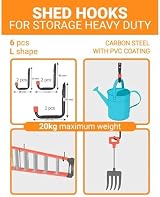 brackit 10x Garage Hooks Heavy Duty 30pc Set Wall Mounted Storage view 3