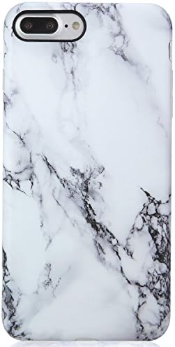 Phone Case Slim Case, Marble Case Black and White,Rocking Giraffe Shock Absorption Plastic Hard Back Cover Phone Case for iPhone 7/8 Plus 5.5