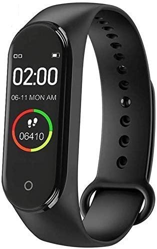 WATCH UTTAM M4 Band Intelligence Bluetooth Health Wrist Smart Band Watch Monitor/Smart Bracelet/Health Bracelet/Smart Watch for Mens/Activity Tracker/Waterproof Fitness Tracker(Black)