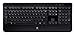 Logitech Wireless Illuminated Keyboard K800, Computer Keyboard Wireless, Desktop Keyboard (Renewed)