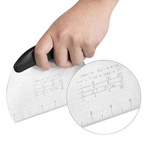 10 Pcs Pastry Cutter Set Dough Blender with 5 Round Biscuit Cutter Set |Stainless Steel Handle Rubber Grip| Silicone Baking Mats and etc, Professional QUALITY Baking Dough Tools (Silver)