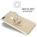 Finger Ring Stand 2 Pack, Ama Forest 360° Rotary Cell Phone Holder Finger Loop Grip Mount Universal Smartphone Kickstand for iPhone 6/6s Plus, iPhone 7/7 Plus, Samsung Galaxy S8/S8,LG -Black+ Gold