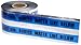 Mutual 17774 Polyethylene Underground Water Line Detectable Marking Tape, 1000' Length x 6