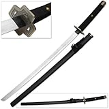 Anime Wooden Cosplay Replica Katana Sword Black Saya Costume Conventions Ready
