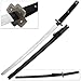 Anime Wooden Cosplay Replica Katana Sword Black Saya Costume Conventions Ready
