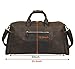 Polare 23'' Vintage Full Grain Cowhide Leather Weekender Duffle Bag Overnight Travel Carry on Duffel Bag For Men