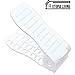 Utopia Living Adjustable Shoe Rack | Space Saving Shoe Slotz | 4 Pack White