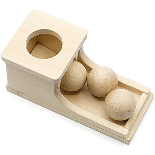 Caja de Permanencia Montessori con Bandeja y Bola, Regalo ...