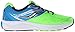 Saucony Men's Ride 9 Running Shoe, Slime/Blue/Blue, 10 M US