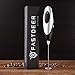 FASTDEER Milk Frother Handheld Battery Operated Electric Foam Maker with Stainless Steel Whisk for Coffee, Latte, Cappuccino, Hot Chocolate