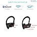Bluetooth Headphones Wireless Sports Earphones with Mic IPX7 Waterproof HD Stereo Sweatproof Earbuds for Gym Running Workout 8 Hour Battery Noise Canceling Headsets
