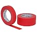 3 pk 1" inch x 60yd STIKK Red Painters Tape 14 Day Easy Removal Trim Edge Finishing Decorative Marking Masking Tape (.94 IN 24MM) primary