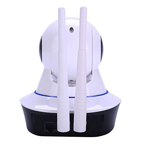 SANOXY Wireless Baby Monitor Camera 720P Security IP Home Camera with Two-Way Talking,Infrared Night Vision,Pan Tilt,P2P WPS Ir-Cut Nanny IP Camera Motion Detection (White)