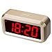 Timegyro Alarm Clock for Bedrooms, LED Digital Clock Battery Operated Small Wall Clock with 3 Level Brightness Adjustable,Snooze,12/24Hr,1.2