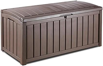 Glenwood Plastic Deck Storage Container Box Outdoor Patio