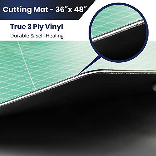 Pacific Arc Single Sided Self Healing Cutting Mat Thick and Durable