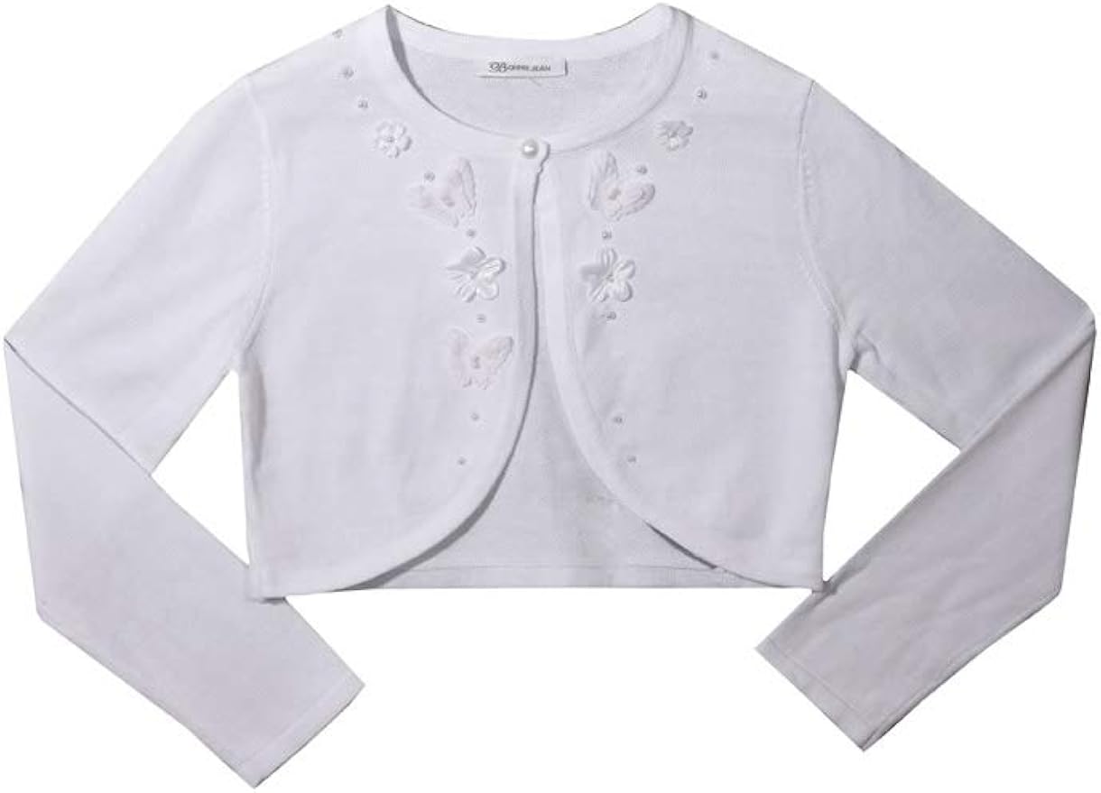 next girls white cardigan