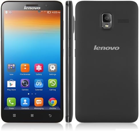 Lenovo A850+ 4GB Black, Daul Sim, MTK6592 Octa Core 1.7GHz, 5.5", Unlocked International model - No Warranty