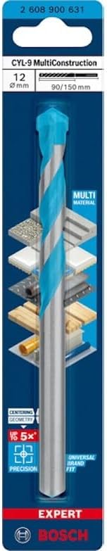 Bosch EXPERT CYL-9 MultiConstruction Drill Bit 12 mm Ø 90x150 mm