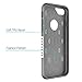 iSPECLE iPhone 7 Case 4.7 Inch iPhone 7 Bumper Case with Soft TPU and Hard PC Case Protective for Screen and Camera Perfect Cutouts Shock Absorption White