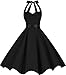 Bbonlinedress 1950s Halter Vintage Retro Rockabilly Gown Cocktail Party Dress