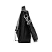 Berchirly Vintage Office 13.3Inch Laptop Briefcase Men Shoulder Business Messenger Bags Tote Black