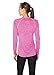 RBX Active Women's Striated L/S Lightweight Crew Neck Base Layer Running Tee Shirt
