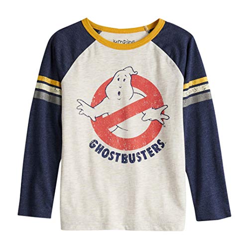 Jumping Beans Ghostbusters Boys Retro Raglan Long Sleeve Shirt (4-8) (4)