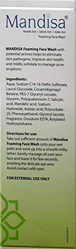 mandisa foam face wash