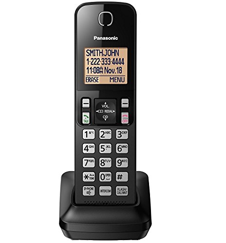 Panasonic KX-TGCA36B Extra / Accessory Digital Cordless Handset for TGC36X series systems, Black (Renewed) (for KX