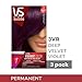 Vidal Sassoon Pro Series Permanent Hair Dye, 3VR Deel Velvet Violet Hair Color, Pack of 3