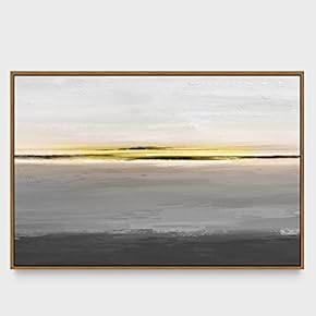 signwin Framed Canvas Wall Art Abstract Seascape Canvas...