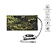 Reptile Tank Heating Pad - USB Reptile Under Tank Heat Mat Waterproof Terrarium Heater Reptile Heated Pad for Lizard, Gecko, Bearded Dragon, Chameleon, Corn Snake, Spider, Hermit Crab S