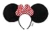Disney Oversized Minnie Ears Headband with Jumbo Ears & Red Bow - Costume Accessory