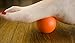 4FITPRO Lacrosse Balls - Deep Tissue Massager, Set of 1 Orange & 1 Blue- Safe & Effective to Relieve & Relax Myofascial, Foot, Chest & Back Muscles Includes Carry Bag