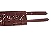 Herebuy - Vintage Leather Elastic Waist Belt Fashion Wide Belts for Women (Brown)