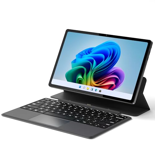 jumper 2-in-1 Laptop/Tablet（2025）,4-core N95, 12GB DDR5 RAM 512GB SSD, 12 Inch 2K FHD IPS Touchscreen,Windows11 Tablet with Magnetic Keyboard, 2 Stereo Speakers,for Student Back to School