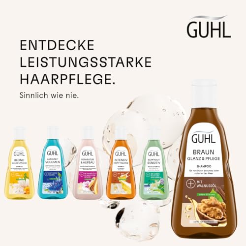 Guhl Braun Fascination Shampoo – Content: 250 ml – Hair Type: Brunette, Brown