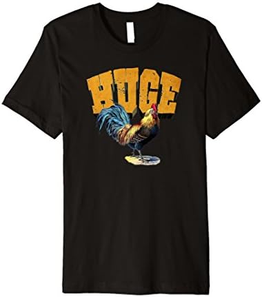 "HUGE COCK" Rooster Pun Chicken Lover T-shirt