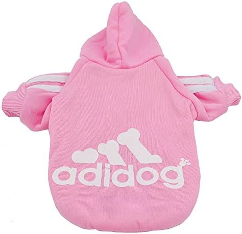 Asir house Pet Dog Yorkie Chihuahua Soft Cotton Winter Thickening Warm Clothing A7 (XS, Pink)