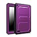 Fintie Impact Resistant Case for Amazon Fire (Previous 5th Generation, 2015 7 inch) - [CaseBot Tuatara] Rugged Unibody Hybrid Full Protective Bumper Cover with Built-in Screen Protector, Purple