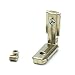 L Shape 90 Degree Hidden Inside Corner Bracket for T Slot 20mm Aluminum Extrusion Pack of 25