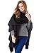Veniroc Women Winter Cashmere Shawl Cardigans Sweater Coat Poncho Capes